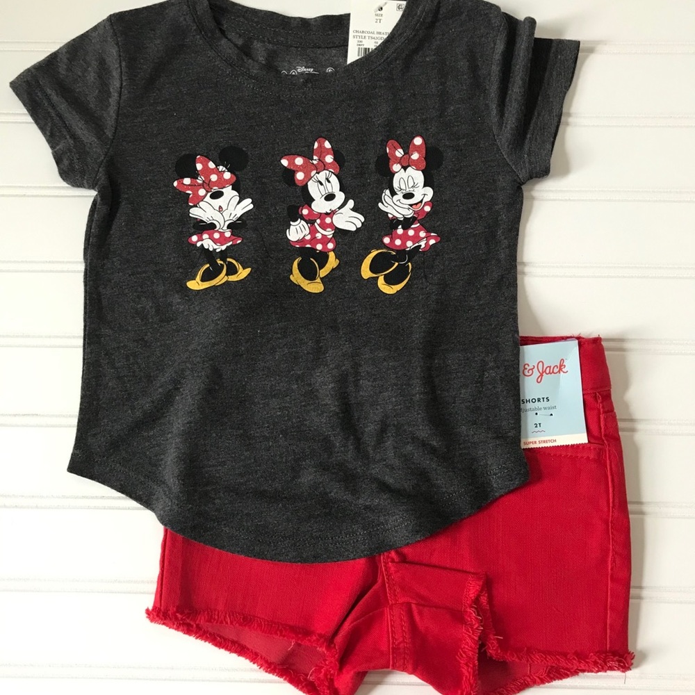 Toddler girls Disney Minnie Mouse outfit